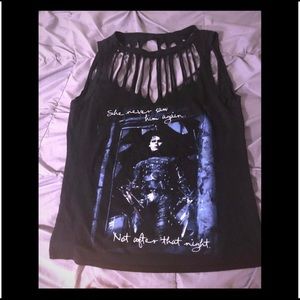 Hot topic Edward Scissor hands top
